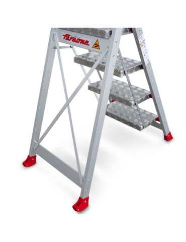 Taburete de alta seguridad en aluminio Peldaños 2 SGP2 FARAONE 2