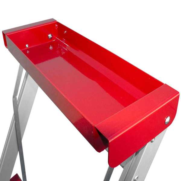 Taburete de alta seguridad en aluminio Peldaños 4 SGP4 FARAONE