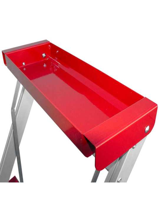 Taburete de alta seguridad en aluminio Peldaños 5 SGP5 FARAONE