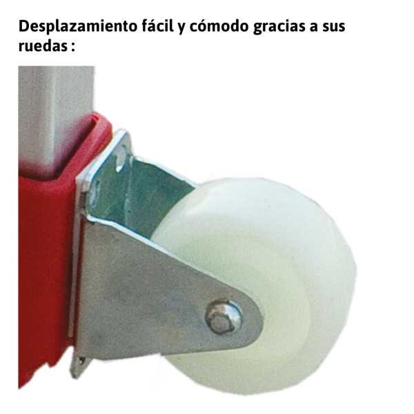 Taburete profesional para la industria Peldaños 2 peldaños. Incluido el plano de trabajo CM2 FARAONE