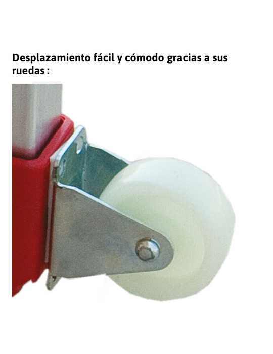 Taburete profesional para la industria Peldaños 2 peldaños. Incluido el plano de trabajo CM2 FARAONE