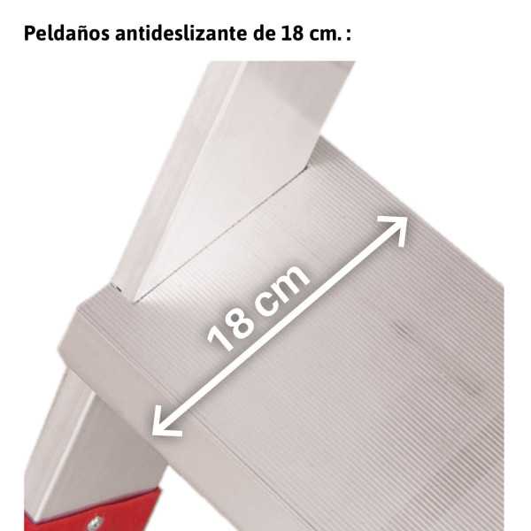 Taburete profesional para la industria Peldaños 3 peldaños. Incluido el plano de trabajo CM3 FARAONE