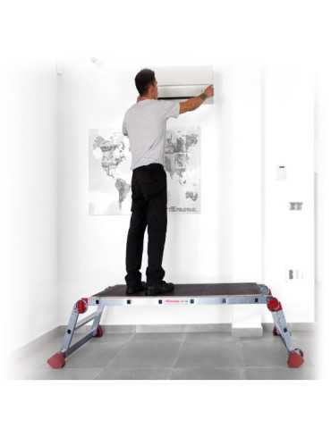 Plataforma de trabajo plegable para uso profesional Altura de trabajo 75 cm PLA2 FARAONE 2