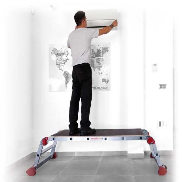 Plataforma de trabajo plegable para uso profesional Altura de trabajo 75 cm PLA2 FARAONE