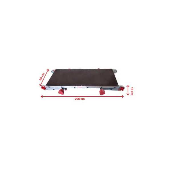 Plataforma de trabajo plegable para uso profesional Altura de trabajo 100 cm PLA3 FARAONE