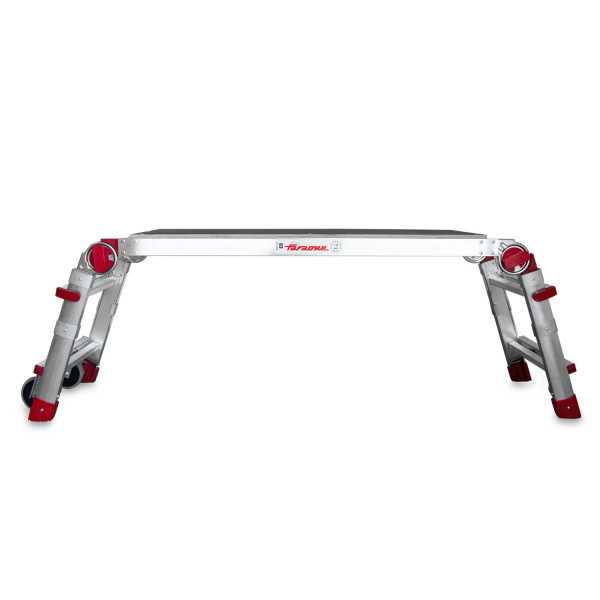Plataforma de trabajo plegable y regulable en altura Altura de trabajo máxima 89 cm PLAT FARAONE