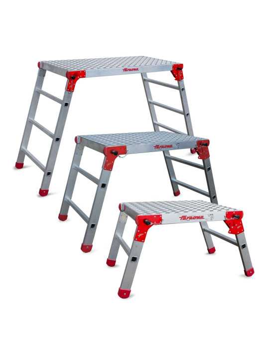 Plataforma de trabajo profesional de 70 cm. y 3 peldaños PLAF3 FARAONE