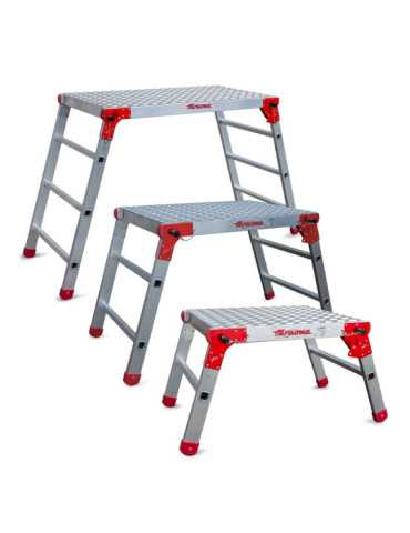 Plataforma de trabajo profesional de 90 cm. y 4 peldaños PLAF4 FARAONE