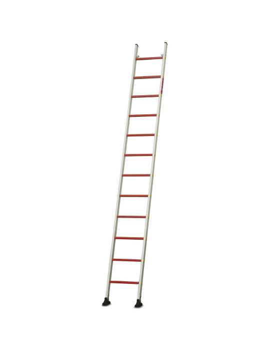 Escalera de un tramo para uso en apoyo de fibra de fibra Longitud de la escalera 354 cm 1TFV-350 FARAONE