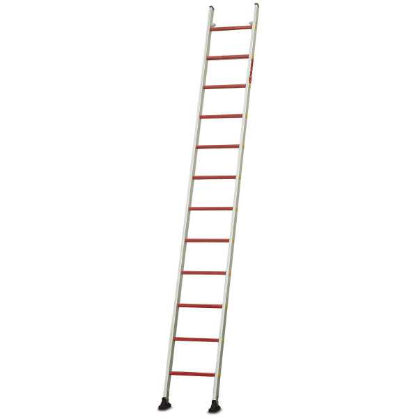 Escalera de un tramo para uso en apoyo de fibra de fibra Longitud de la escalera 466 cm 1TFV-450 FARAONE