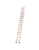 Escalera extensible de 2 tramos de fibra de vidrio Peldaños 12-12 2TFVE-350 FARAONE