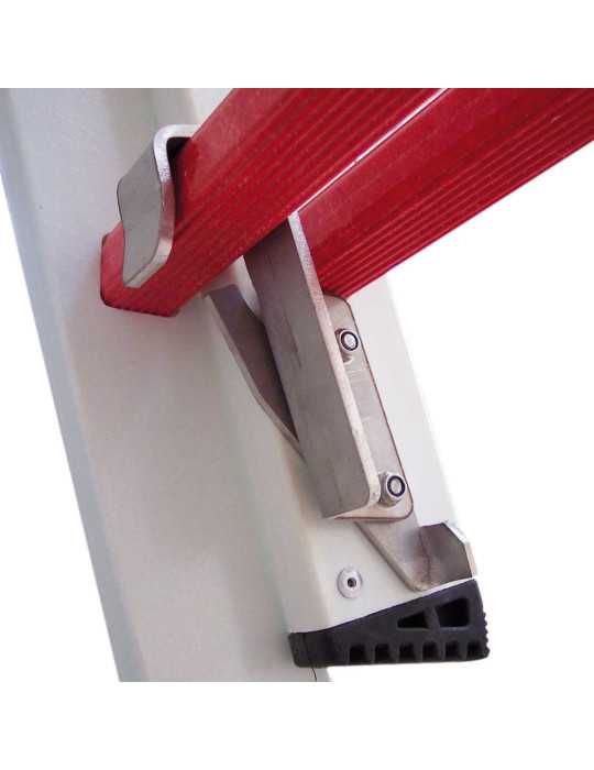 Escalera de fibra de vidrio extensible con cuerda Peldaños 12-12 2TFV-350-EC FARAONE