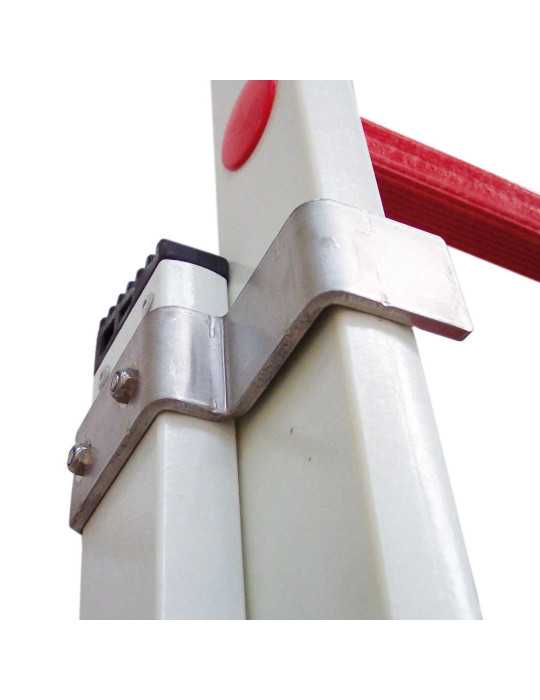 Escalera de fibra de vidrio extensible con cuerda Peldaños 16-16 2TFV-450-EC FARAONE