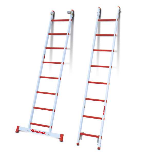 Escalera multiuso de 2 tramos de fibra de vidrio Peldaños 8-8 2TFVC-250 FARAONE