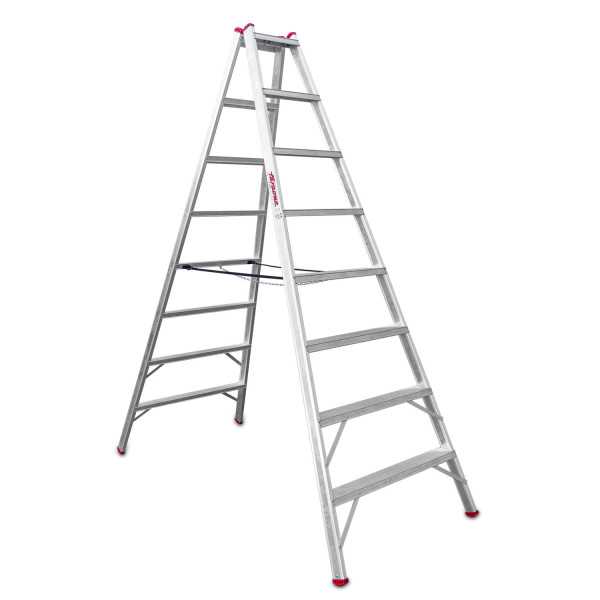 Escalera agrícola de doble subida Peldaños 8-8 T808 FARAONE