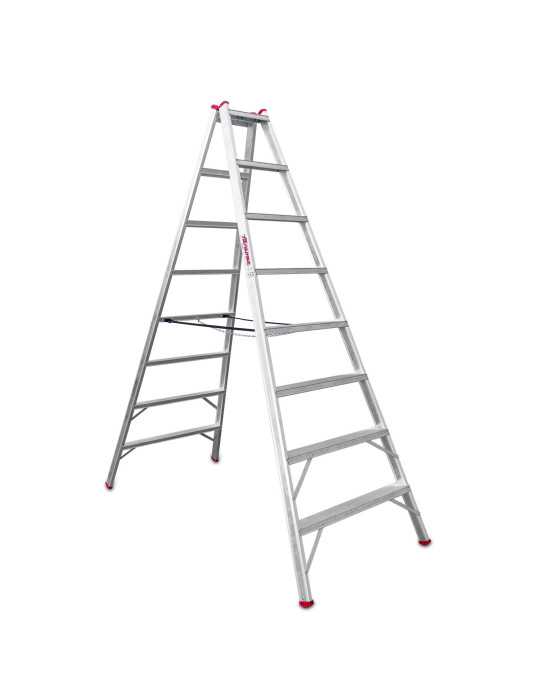 Escalera agrícola de doble subida Peldaños 8-8 T808 FARAONE