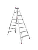Escalera agrícola de doble subida Peldaños 9-9 T809 FARAONE