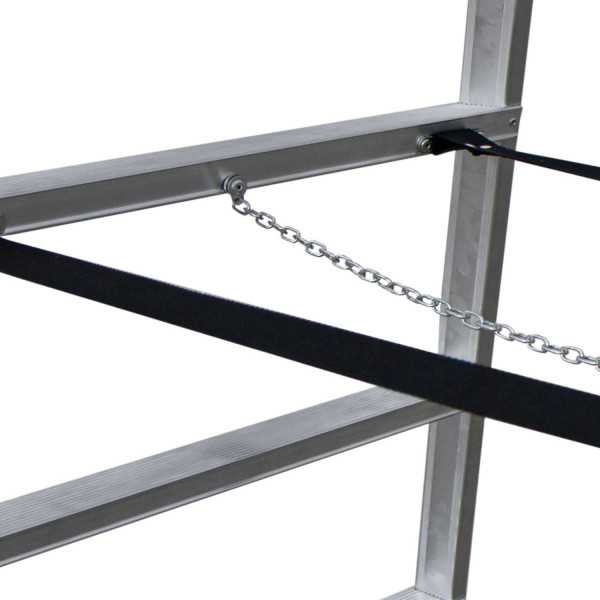 Escalera agrícola de doble subida Peldaños 9-9 T809 FARAONE