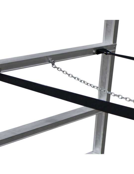Escalera agrícola de doble subida Peldaños 10-10 T810 FARAONE