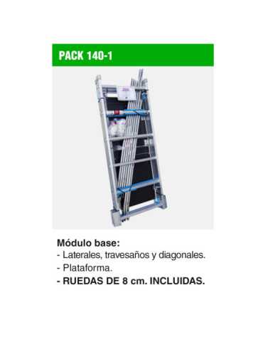 Módulo base para andamio RAPIDO 140 PACK-140-1 FARAONE