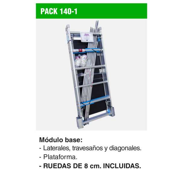 Módulo base para andamio RAPIDO 140 PACK-140-1 FARAONE