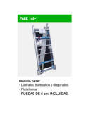 Módulo base para andamio RAPIDO 140 PACK-140-1 FARAONE