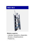 Módulo superior para andamio RAPIDO 140 PACK-140-2 FARAONE