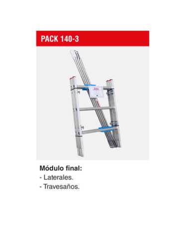 Módulo final para andamio RAPIDO 140 PACK-140-3 FARAONE