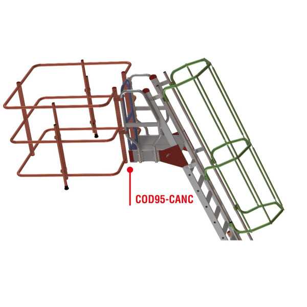 Cancela de seguridad para escalera acceso a camiones COD95-CANC FARAONE