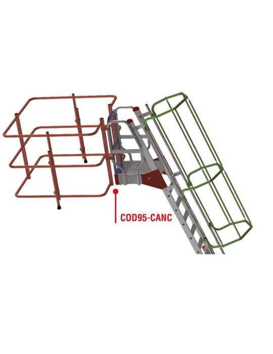 Cancela de seguridad para escalera acceso a camiones COD95-CANC FARAONE