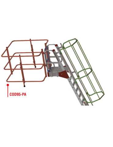 Parapeto de seguridad para trabajos en altura COD95-PA FARAONE 2
