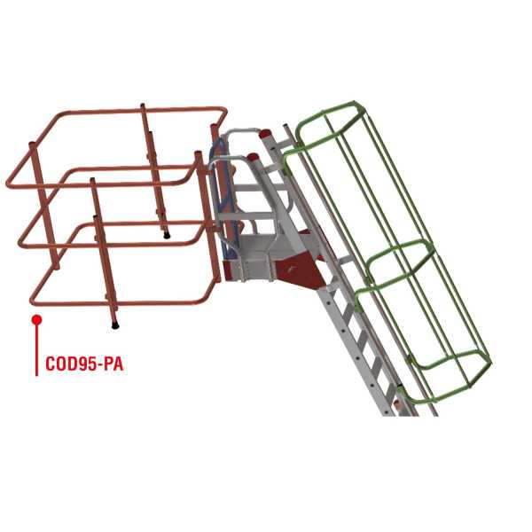 Parapeto de seguridad para trabajos en altura COD95-PA FARAONE