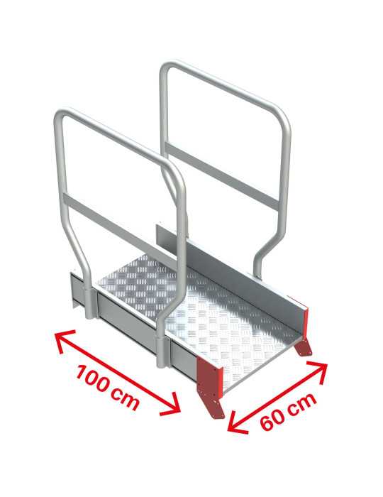 Plataforma de trabajo para entreplantas y altillos SGE-PLA-60 FARAONE