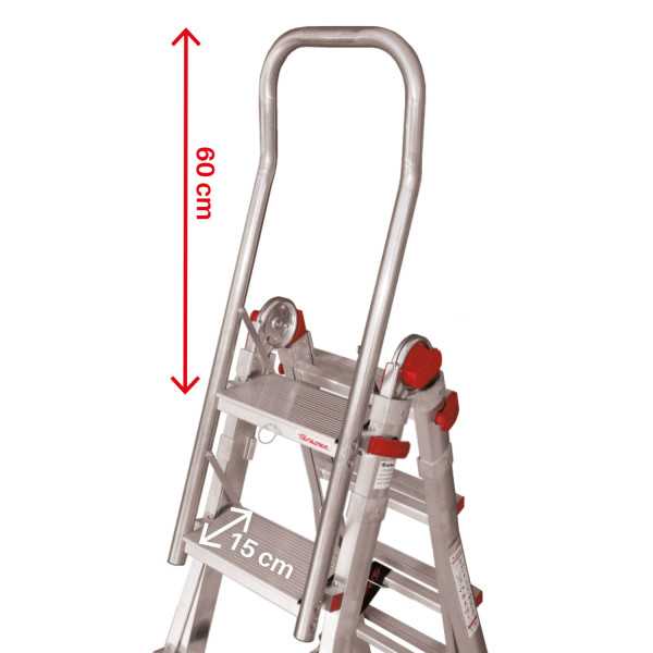 Barandilla de seguridad desmontable para escalera TELES BRA-TELES FARAONE