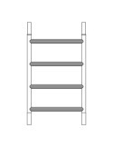 Lateral estrecho Top System 75 cm 100 TS-F75100 FARAONE