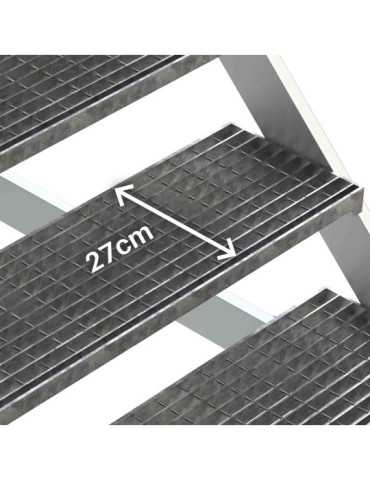 Escalera con plataforma y cuatro ruedas TRAMEX Altura hasta la plataforma 1,30 m SB-T-06 FARAONE 2