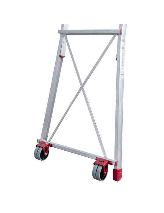 Tramo exterior para PLS6 con ruedas dobles y fijación resistente PLS6-EXT-R FARAONE