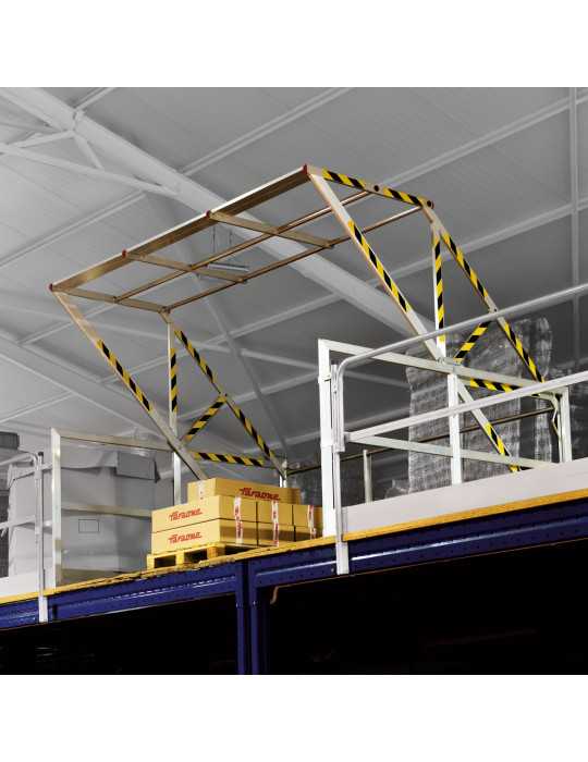 Barandilla basculante de seguridad en aluminio E-SAFETY FARAONE