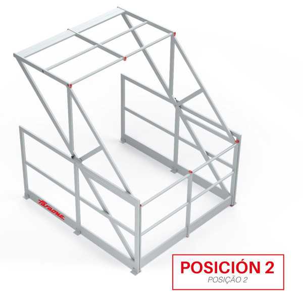 Barandilla basculante de seguridad en aluminio E-SAFETY FARAONE