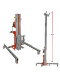 Nuevo Elevador de materiales en aluminio, manual, máximo 250 kg. Peso 95 kg. Altura máxima elevación 150 cm HWBIG1 FARAONE