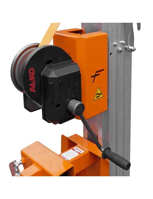 Nuevo Elevador de materiales en aluminio, manual, máximo 150 kg. Peso 162 kg. Altura máxima elevación 600 cm HWBIG4 FARAONE