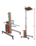 Nuevo Elevador de materiales en aluminio, eléctrico, máximo 250 kg. Peso 95 kg. Altura máxima elevación 265 cm HW02EL FARAONE