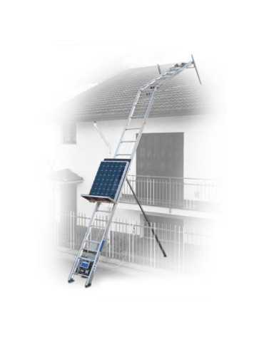 Elevador eléctrico de material en aluminio para placas solares. H total 5,80 m. Capacidad máx. 199 kg HW58-S FARAONE