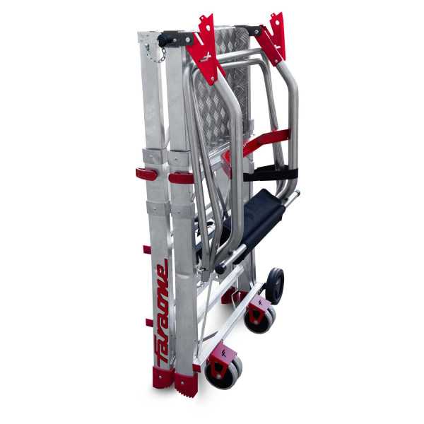 Escalera plegable con amplia plataforma y 3 peldaños PLS-C3 FARAONE
