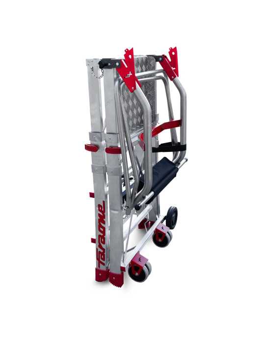 Escalera plegable con amplia plataforma y 3 peldaños PLS-C3 FARAONE