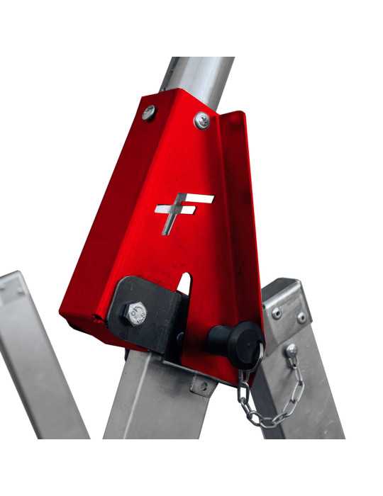 Escalera plegable con amplia plataforma y 3 peldaños PLS-C3 FARAONE