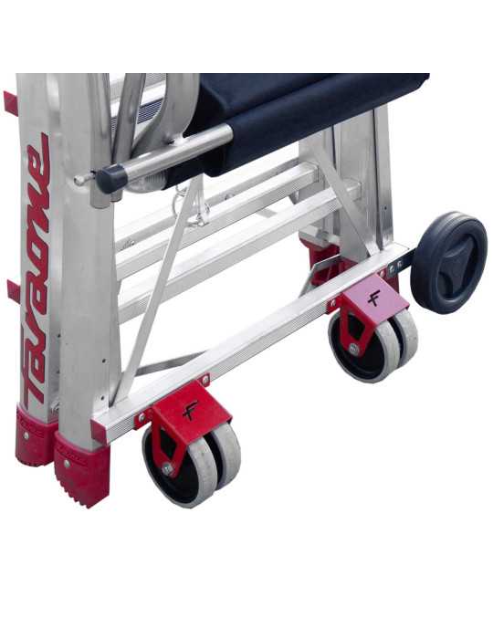 Escalera plegable con amplia plataforma y 3 peldaños PLS-C3 FARAONE