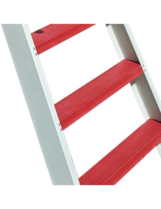 Escalera plegable en fibra de vidrio con amplia plataforma y 5 peldaños PL-FIBRA-5 FARAONE