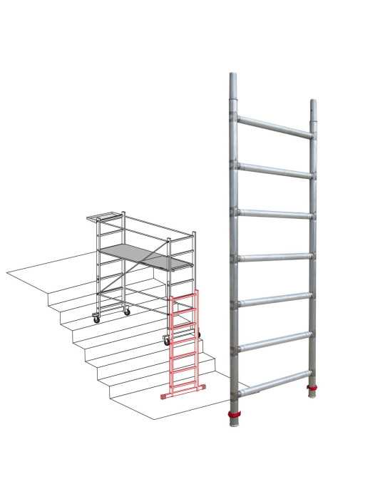 Lateral de 100x190 cm para trabajar en escalinatas RS180-6 FARAONE
