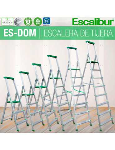 Escalera doméstica 3 peldaños ES-DOM3 ESCALIBUR